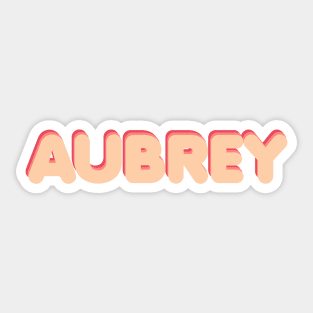 Aubrey Sticker